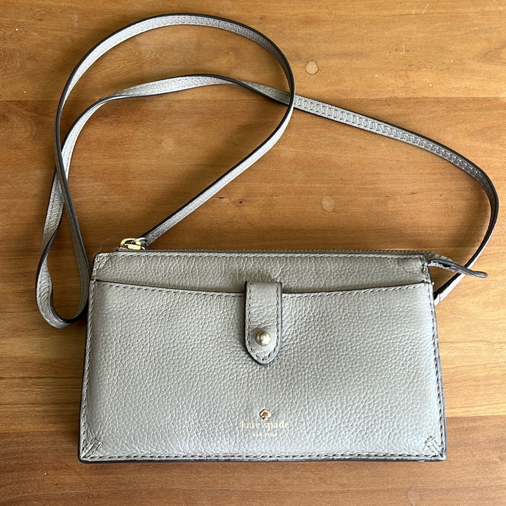Kate Spade Taupe Crossbody Bag